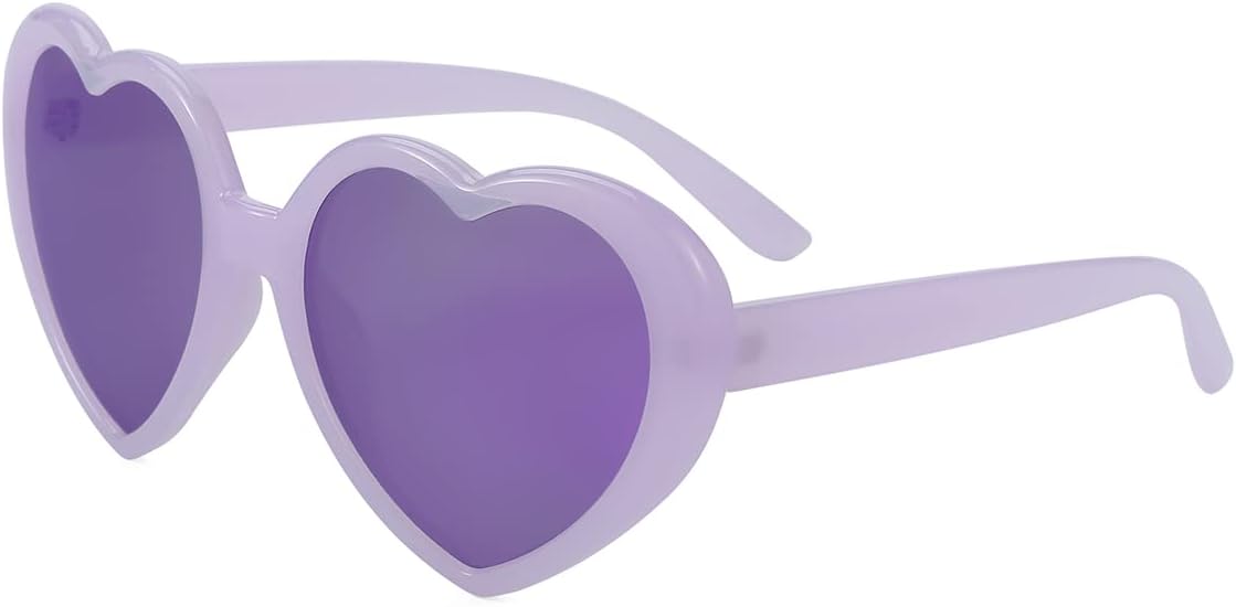 Поляризованные солнцезащитные очки JOVAKIT в форме сердца для женщин, винтажный стиль, очаровательные ретро-очки большого размера, линзы с защитой от УФ-излучения UV400, 05 Purple/Purple Mirror
Поляризованные солнцезащитные очки JOVAKIT в форме сердца для женщин, винтажный стиль, очаровательные ретро-очки большого размера, линзы с защитой от УФ-излучения UV400, 05 Purple/Purple Mirror