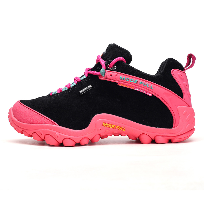 MODE FULL Амортизирующие противоскользящие износостойкие водонепроницаемые поддерживающие ударопрочные низкие треккинговые туфли женские розовый черный, цвет Pink Black 
MODE FULL Амортизирующие противоскользящие износостойкие водонепроницаемые поддерживающие ударопрочные низкие треккинговые туфли женские розовый черный, цвет Pink Black