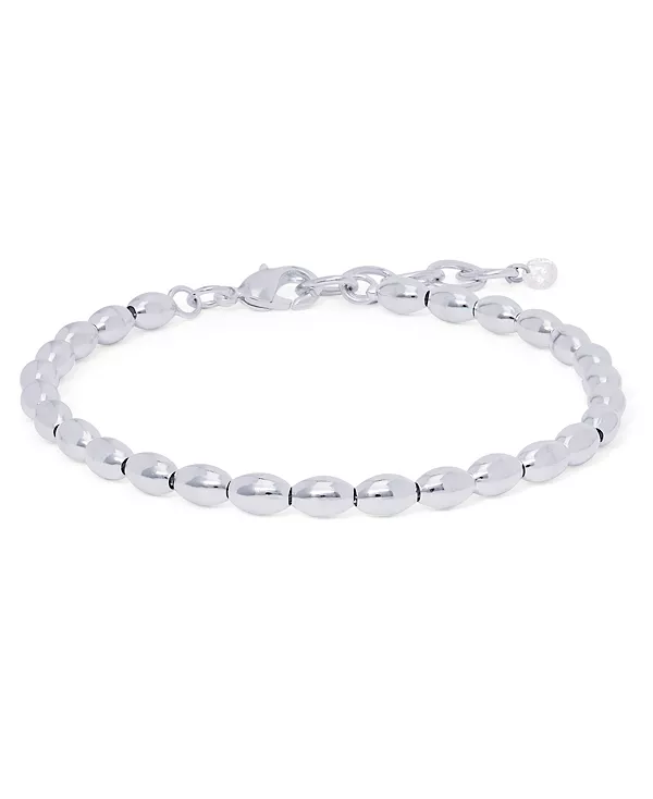 Браслет из овальных бусин с серебряным покрытием Macy'S, silver
Браслет из овальных бусин с серебряным покрытием Macy'S, silver