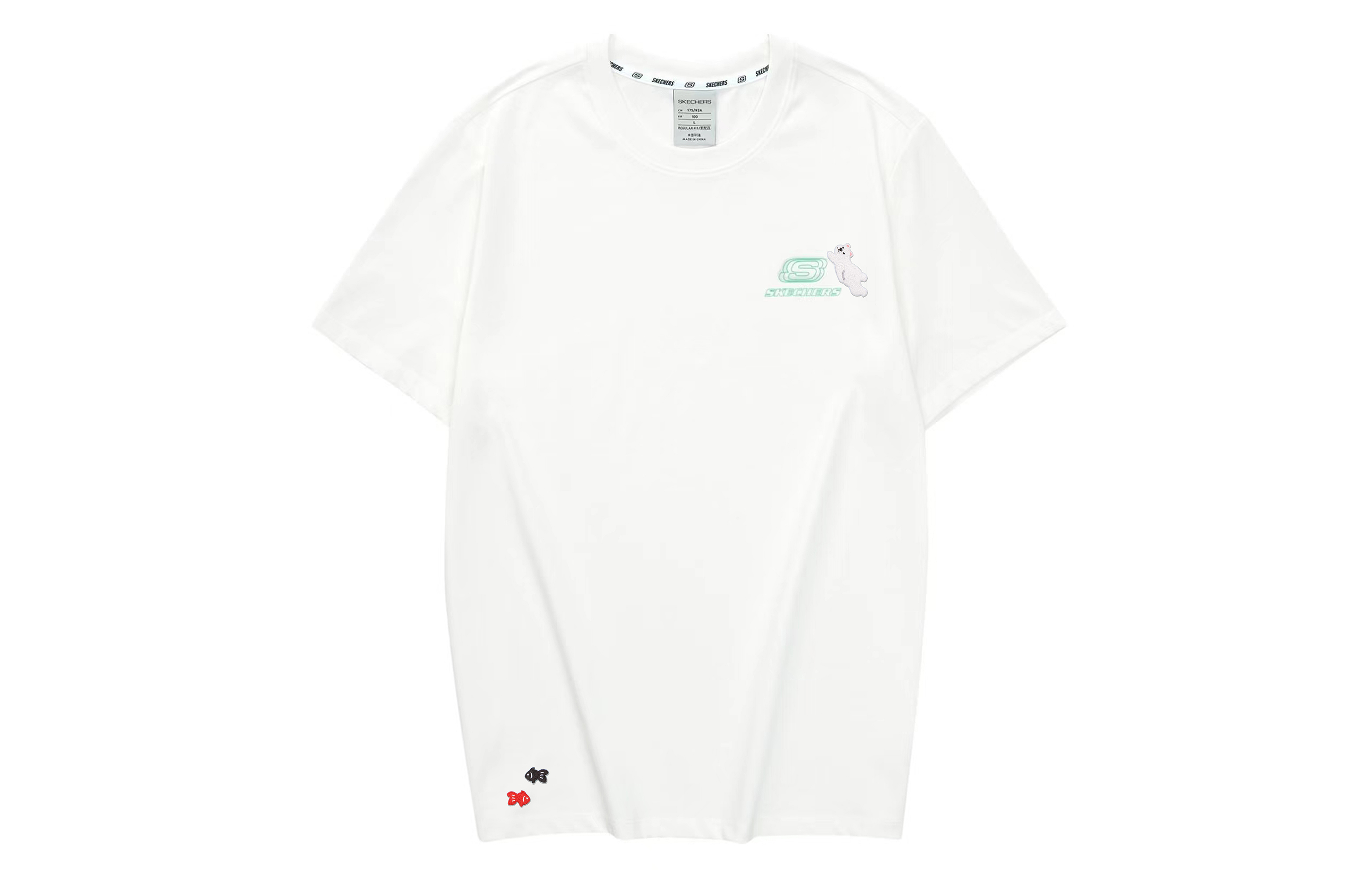 Разноцветная футболка унисекс зефирно-белая Skechers
Разноцветная футболка унисекс зефирно-белая Skechers