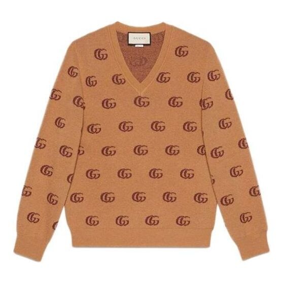 Свитер double g jacquard wool v-neck sweater 'camel brown' Gucci, бежевый
Свитер double g jacquard wool v-neck sweater 'camel brown' Gucci, бежевый