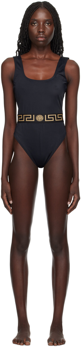 Черный купальник в стиле грека Versace Underwear, цвет Black
Черный купальник в стиле грека Versace Underwear, цвет Black
