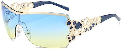 Модные безободковые солнцезащитные очки 2027 года для женщин, градиентные линзы, золотистая ажурная оправа, металлические петли, защита от УФ-излучения UV400 MTZJH, C1
Модные безободковые солнцезащитные очки 2027 года для женщин, градиентные линзы, золотистая ажурная оправа, металлические петли, защита от УФ-излучения UV400 MTZJH, C1