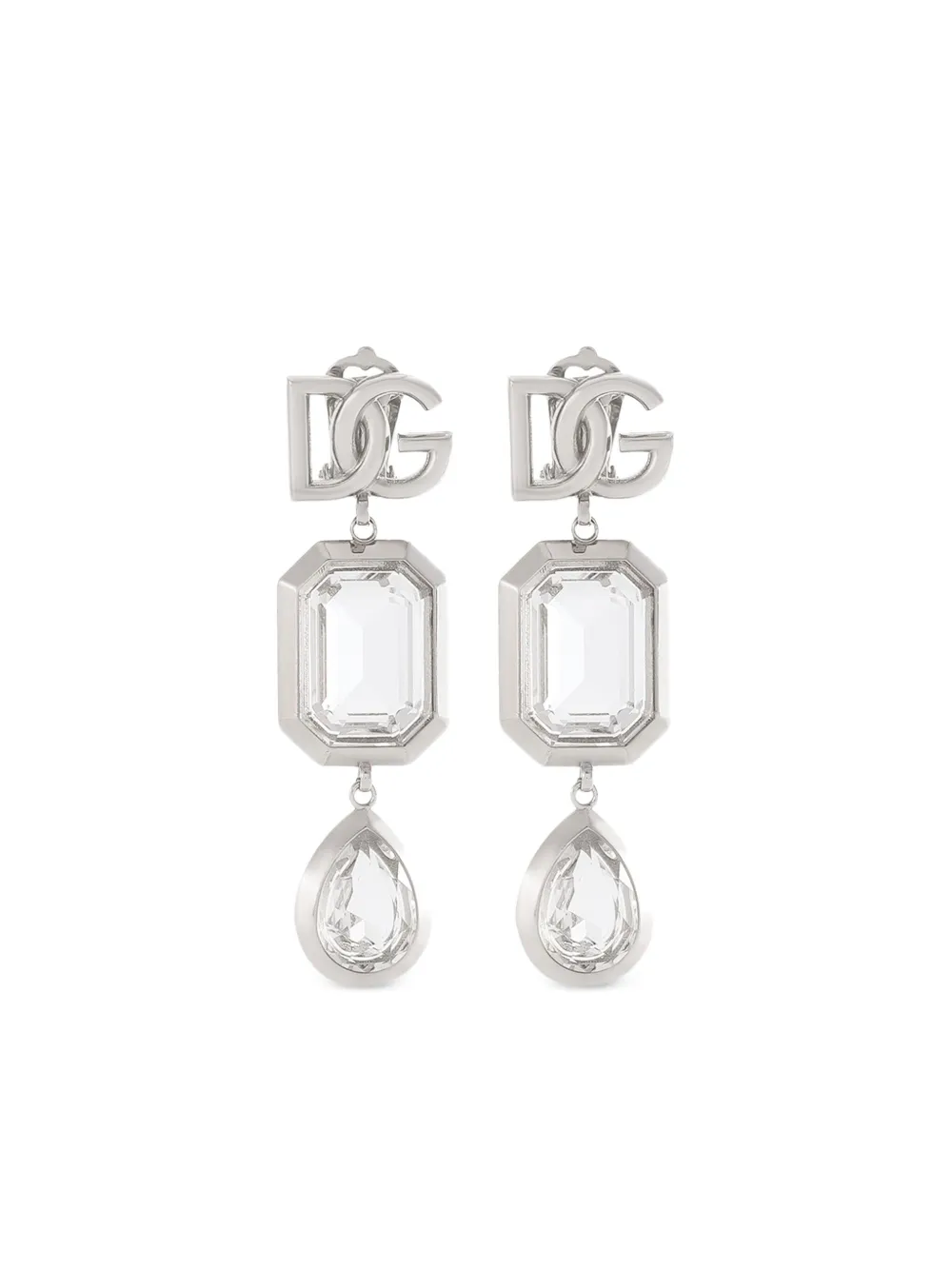 Серьги-подвески с логотипом Dolce & Gabbana, серебристый
Серьги-подвески с логотипом Dolce & Gabbana, серебристый