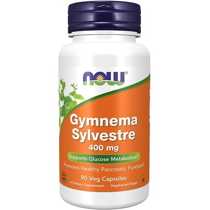 Gymnema Sylvestre 400 мг для поддержки метаболизма глюкозы, 90 растительных капсул, Now
Gymnema Sylvestre 400 мг для поддержки метаболизма глюкозы, 90 растительных капсул, Now