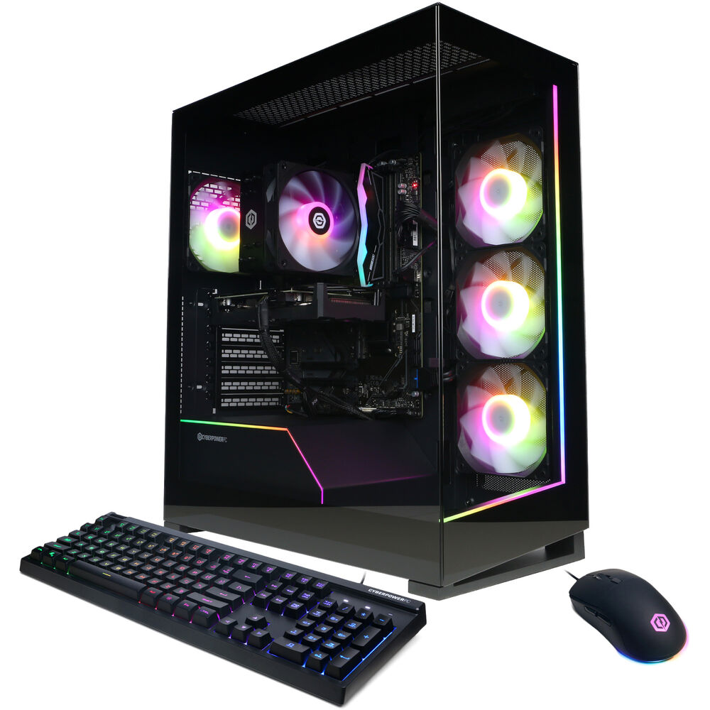 Настольный компьютер CyberPowerPC Gamer Master Desktop Computer Ryzen GMAI4800CPGV2
Настольный компьютер CyberPowerPC Gamer Master Desktop Computer Ryzen GMAI4800CPGV2