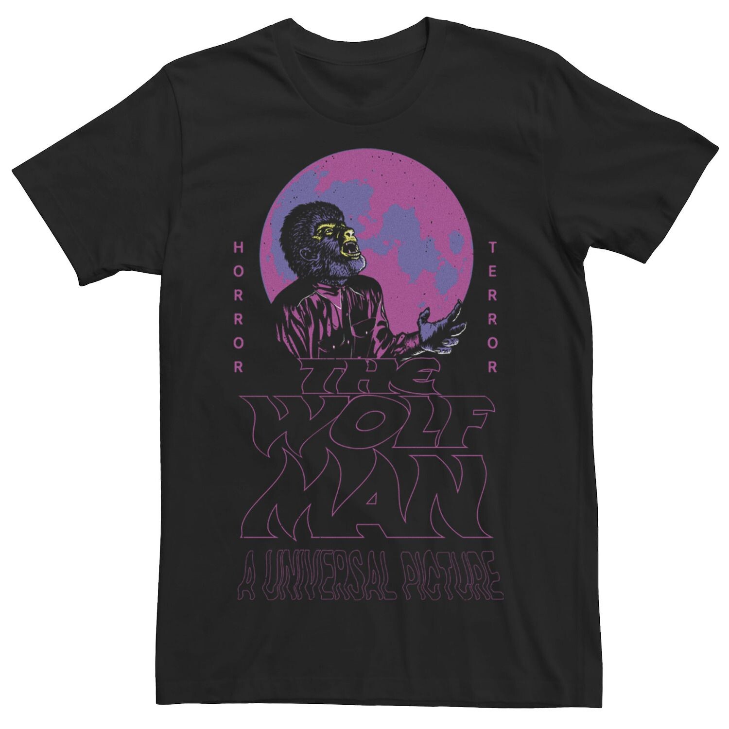 Мужская универсальная футболка с рисунком Monsters The Wolf Man Howling темного портрета Licensed Character
Мужская универсальная футболка с рисунком Monsters The Wolf Man Howling темного портрета Licensed Character