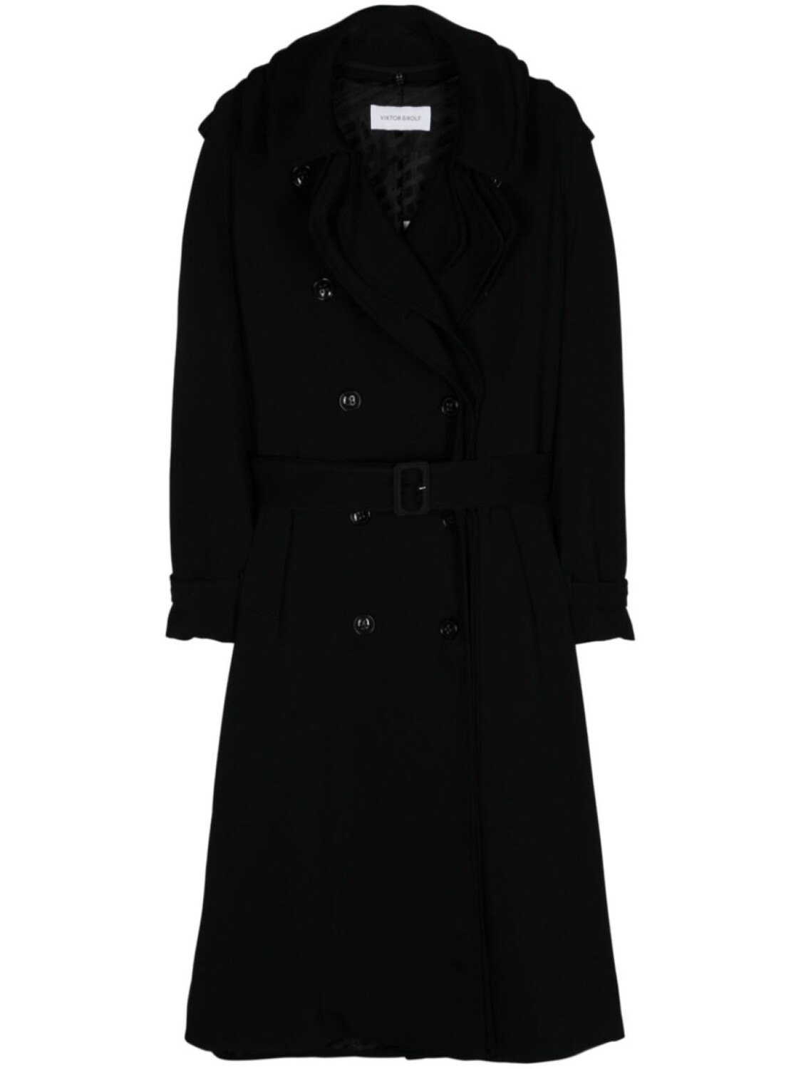 Viktor & Rolf многослойный тренч, черный
Viktor & Rolf многослойный тренч, черный