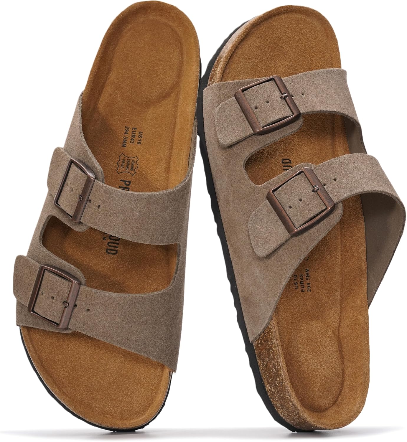 Мужские сандалии Project Cloud из 100 натуральной кожи с амортизирующей стелькой из натуральной пробки, сандалии с двумя ремешками и пряжками, летние нескользящие (Heritage), Taupe Suede
Мужские сандалии Project Cloud из 100 натуральной кожи с амортизирующей стелькой из натуральной пробки, сандалии с двумя ремешками и пряжками, летние нескользящие (Heritage), Taupe Suede