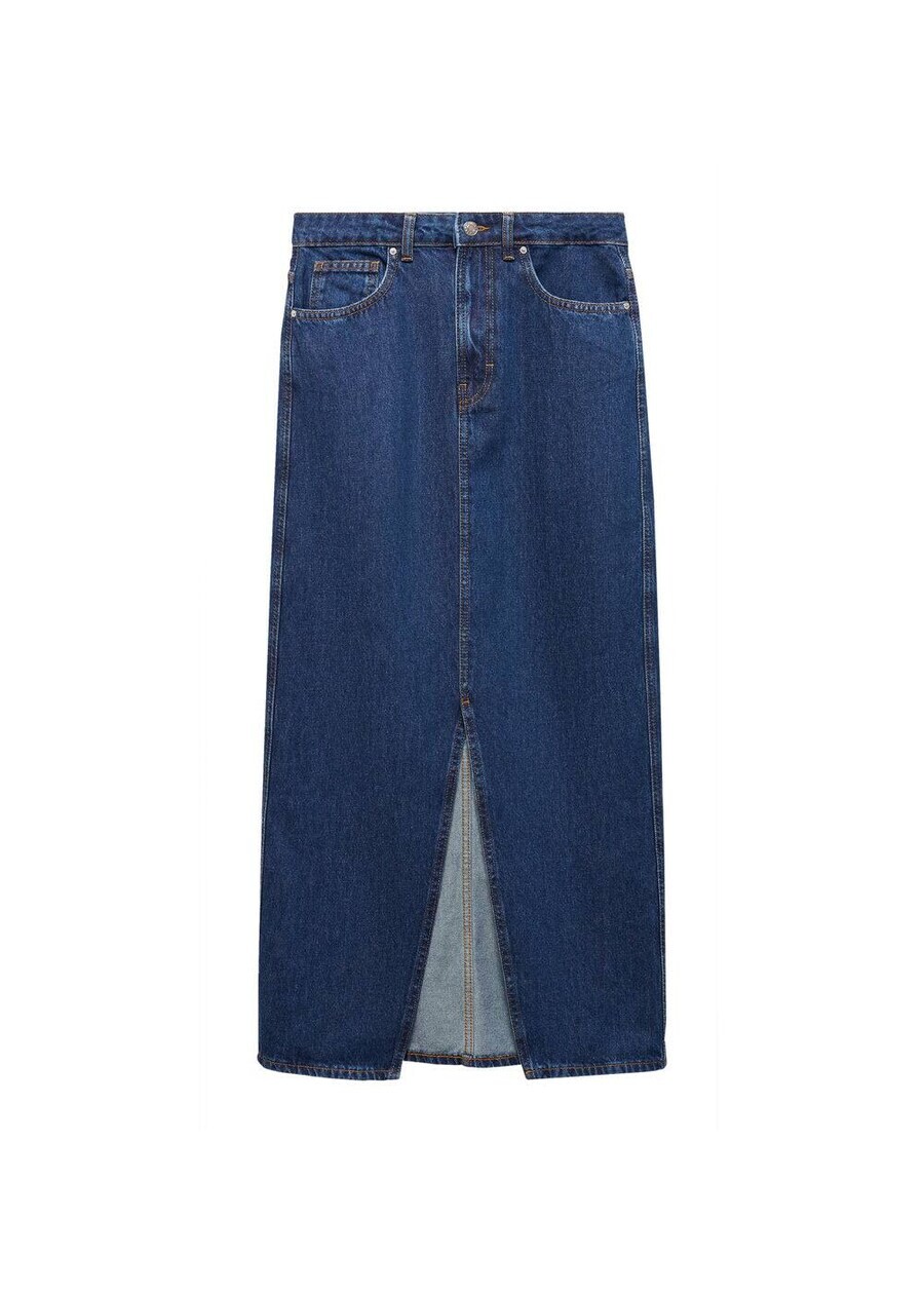 Юбка макси MANGO Skirt Aida, синий деним
Юбка макси MANGO Skirt Aida, синий деним