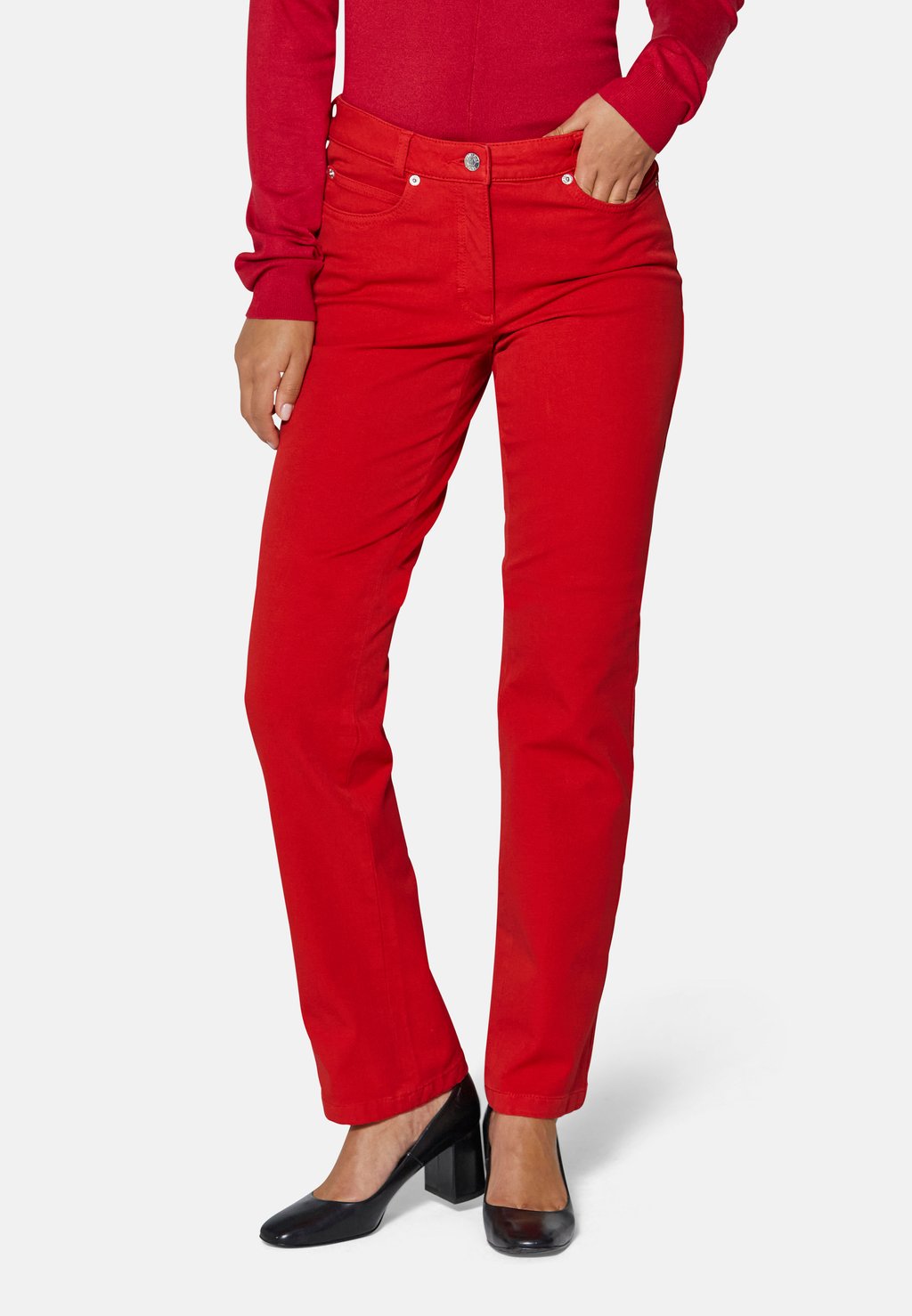 Джинсы прямого кроя MADELEINE, красный
Джинсы прямого кроя MADELEINE, красный