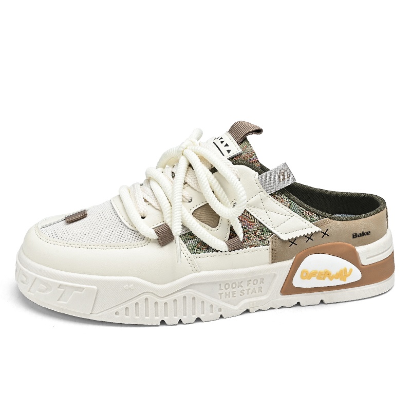 BAKE Мужские противоскользящие закрытые тапочки с устойчивостью к истиранию - хаки, цвет Khaki
BAKE Мужские противоскользящие закрытые тапочки с устойчивостью к истиранию - хаки, цвет Khaki