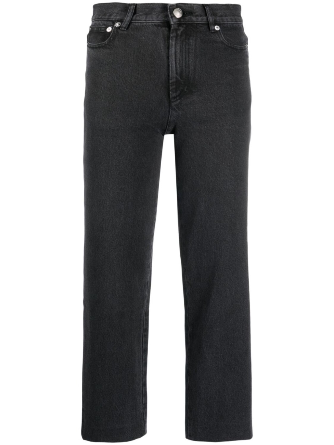 A.P.C. укороченные джинсы средней посадки, черный
A.P.C. укороченные джинсы средней посадки, черный