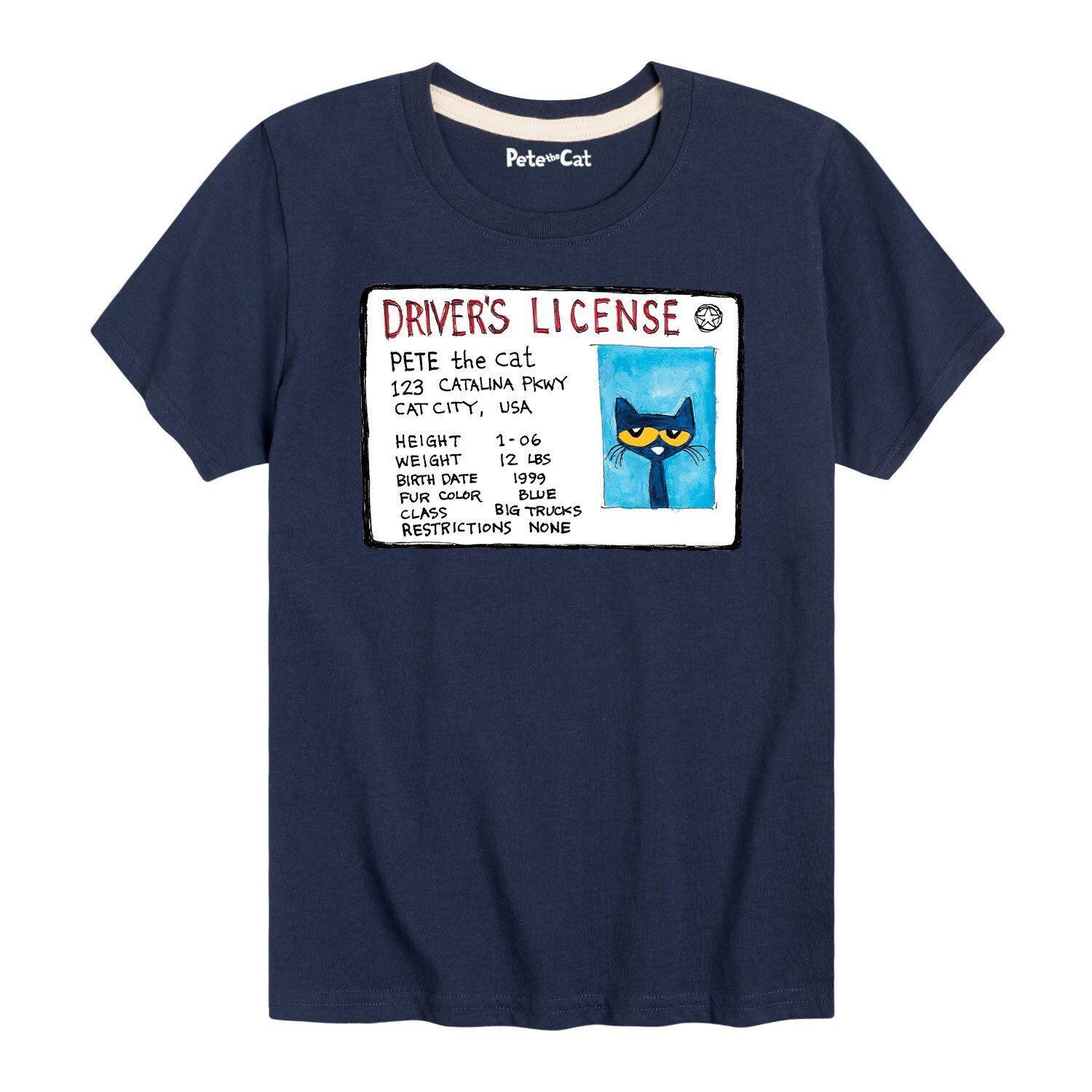 Футболка с рисунком водительских прав «Пит Кот» для мальчиков 8–20 лет Licensed Character
Футболка с рисунком водительских прав «Пит Кот» для мальчиков 8–20 лет Licensed Character