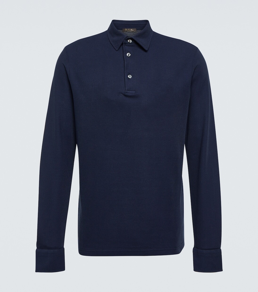 Рубашка-поло из хлопкового пике Loro Piana, синий
Рубашка-поло из хлопкового пике Loro Piana, синий