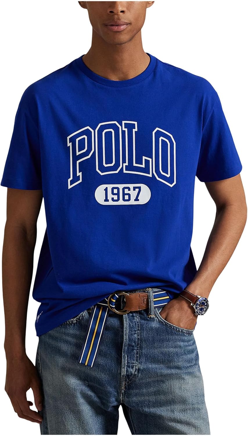 Мужская футболка Polo Ralph Lauren Classic Fit Jersey Graphic, Heritage Royal
Мужская футболка Polo Ralph Lauren Classic Fit Jersey Graphic, Heritage Royal
