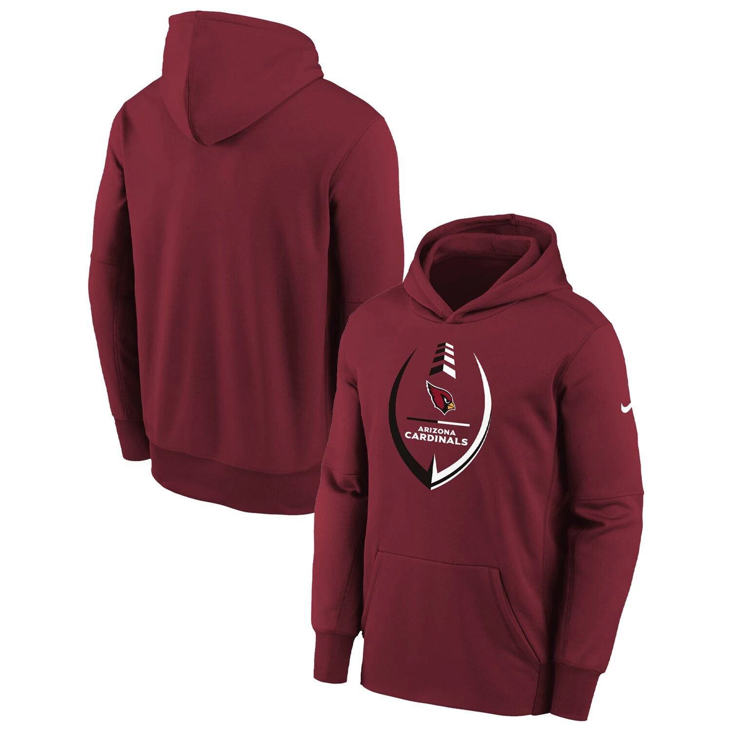 Молодежный пуловер с капюшоном Nike Cardinal Arizona Cardinals Icon Performance Nike
Молодежный пуловер с капюшоном Nike Cardinal Arizona Cardinals Icon Performance Nike