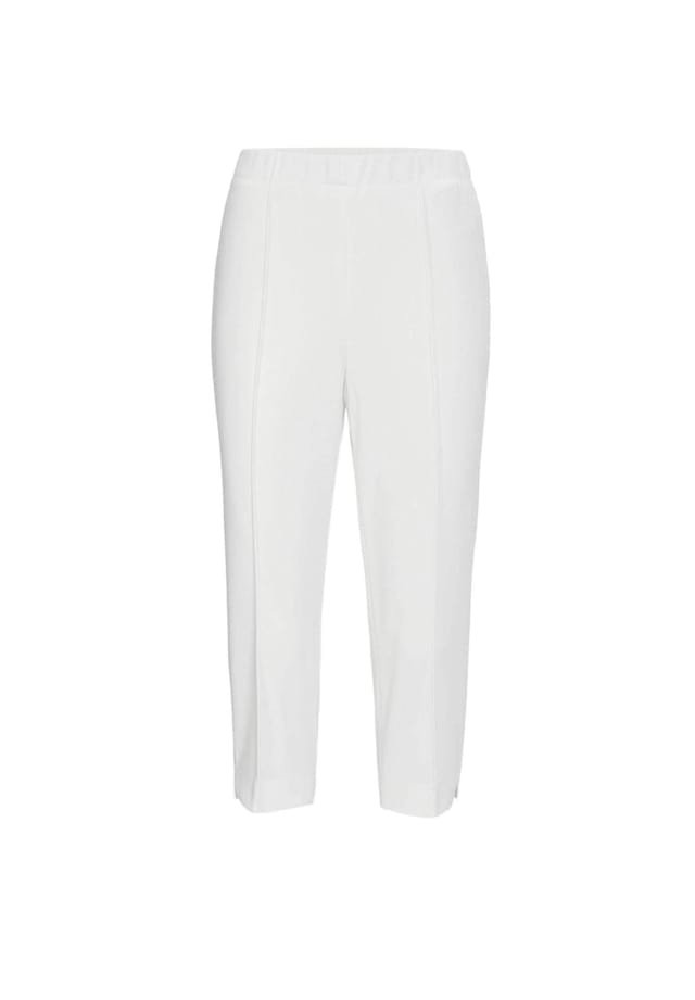 Короткий размер: удобные брюки с рубчиком 7/8 Goldner, белый
Короткий размер: удобные брюки с рубчиком 7/8 Goldner, белый