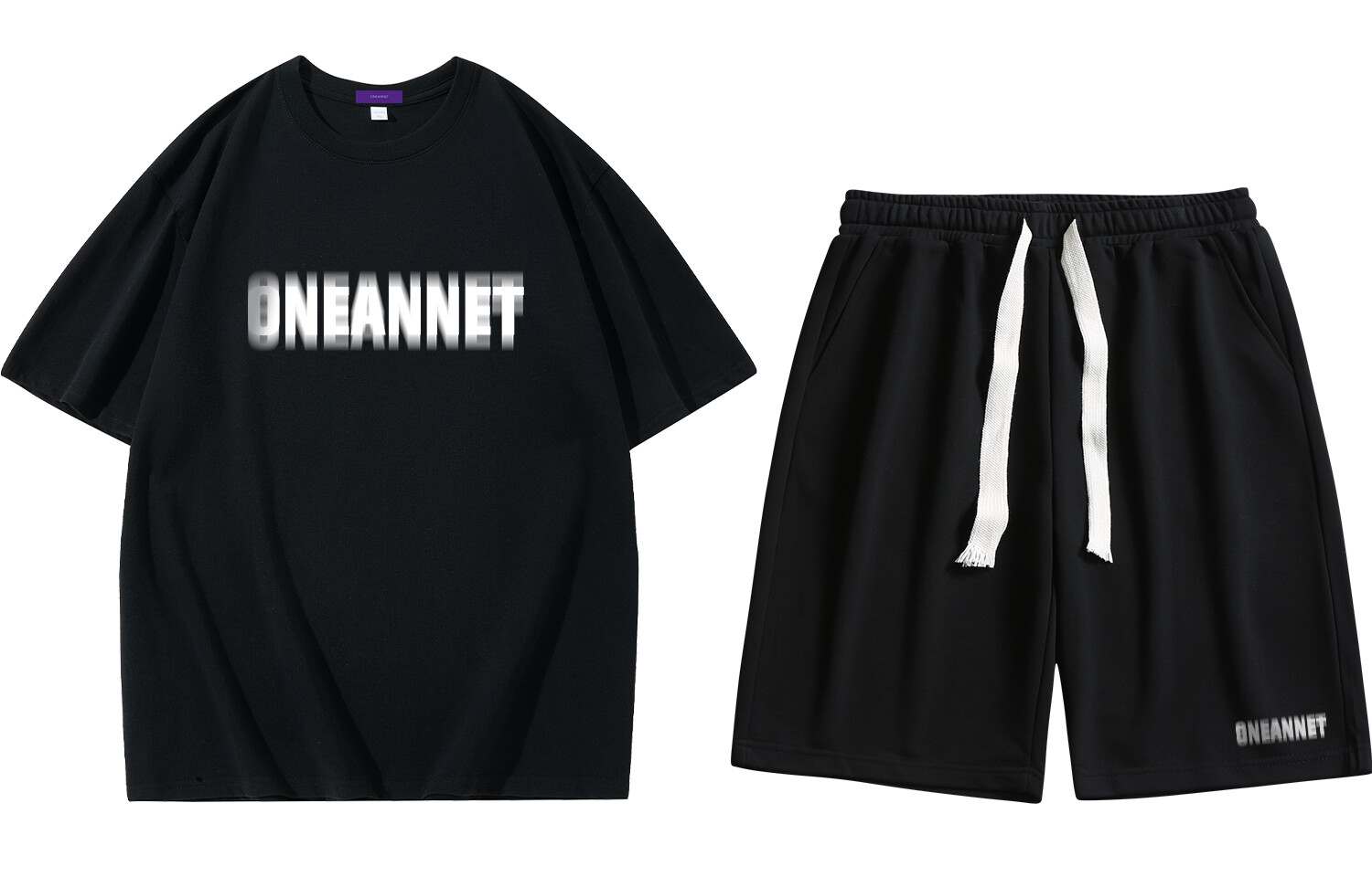 Повседневная спортивная одежда унисекс Oneannet, (Черная футболка + черные шорты)
Повседневная спортивная одежда унисекс Oneannet, (Черная футболка + черные шорты)