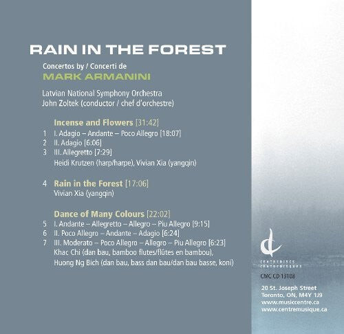 CD диск Armanini, Mark: Rain in the Forest
CD диск Armanini, Mark: Rain in the Forest