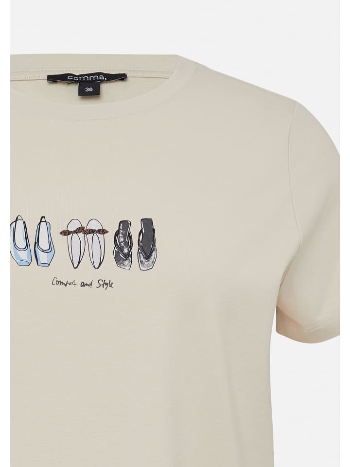 Футболка comma, бежевый
Футболка comma, бежевый