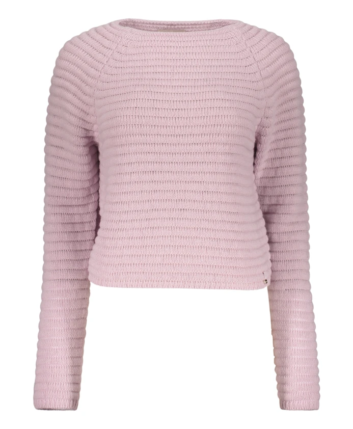 Модный укороченный свитер с длинными рукавами Herno, розовый
Модный укороченный свитер с длинными рукавами Herno, розовый