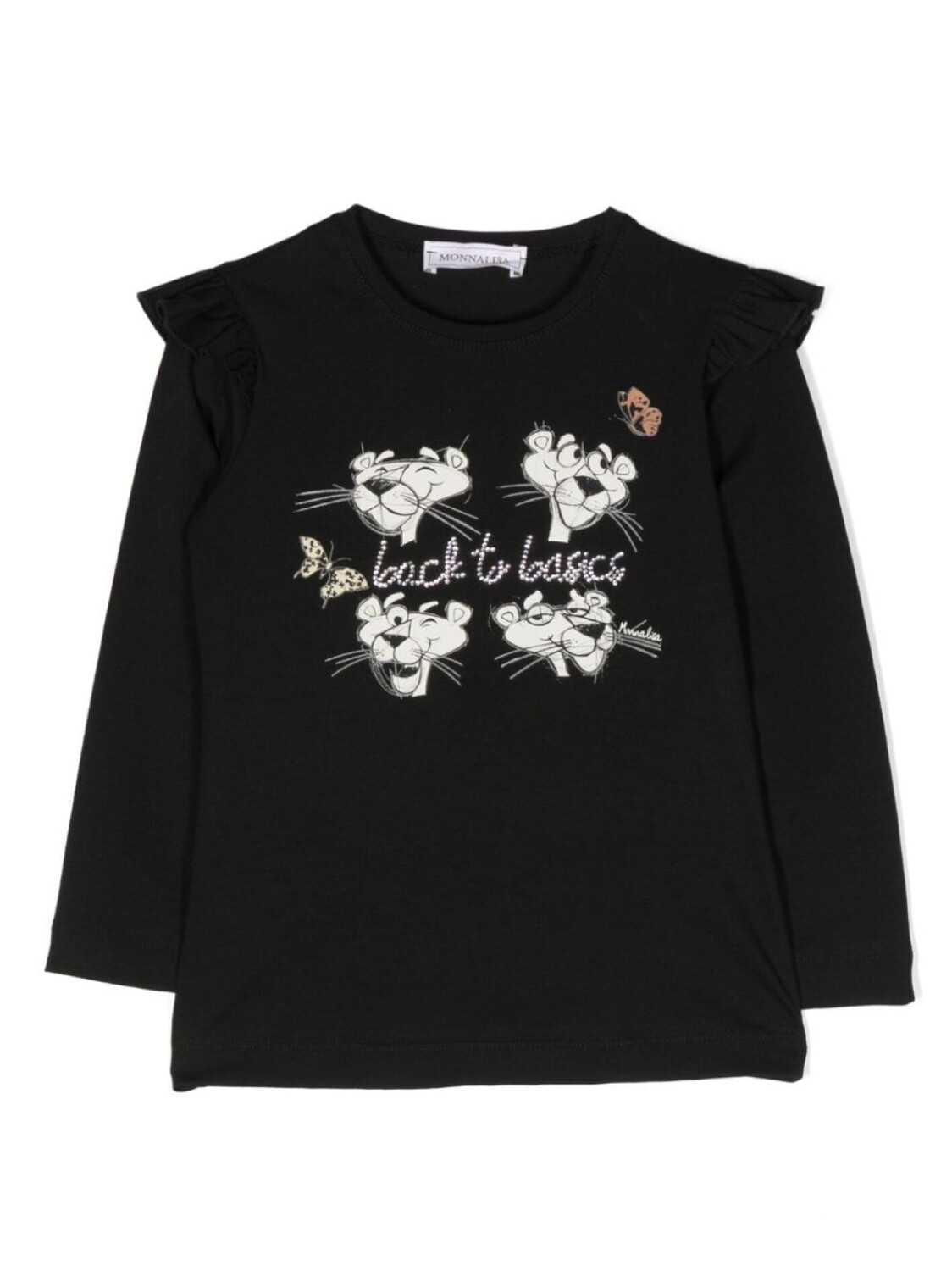 Monnalisa футболка Pink Panther с длинными рукавами, черный
Monnalisa футболка Pink Panther с длинными рукавами, черный