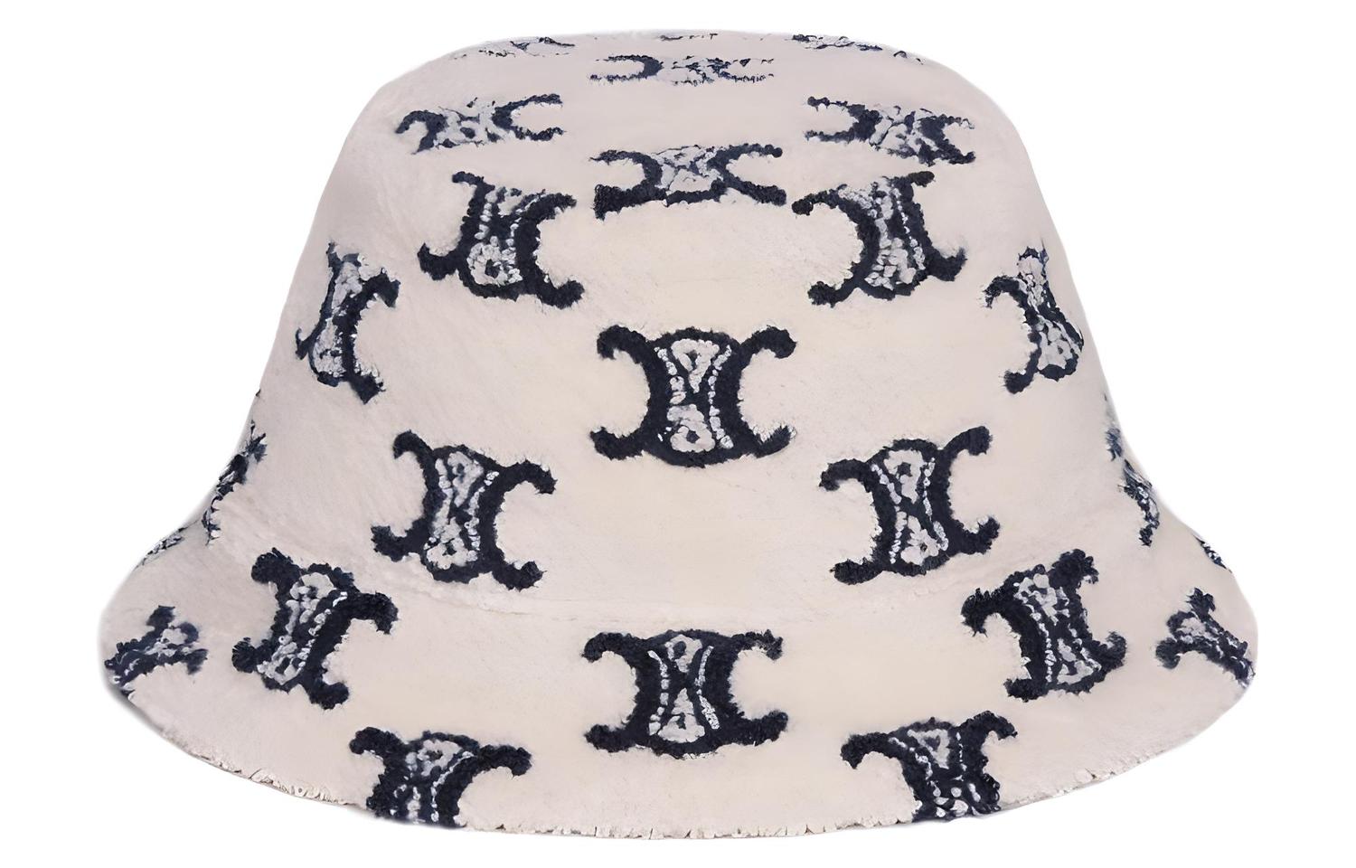 CELINE Ковшовая шляпа женская неоновая белая морская синяя, Neon White, Marine Blue
CELINE Ковшовая шляпа женская неоновая белая морская синяя, Neon White, Marine Blue