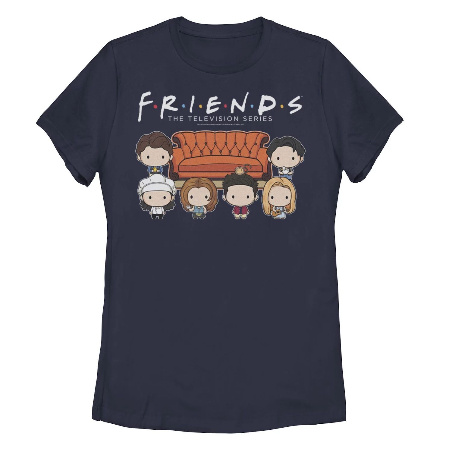 Футболка с круглым вырезом Juniors' Friends Chibi Couch Licensed Character
Футболка с круглым вырезом Juniors' Friends Chibi Couch Licensed Character
