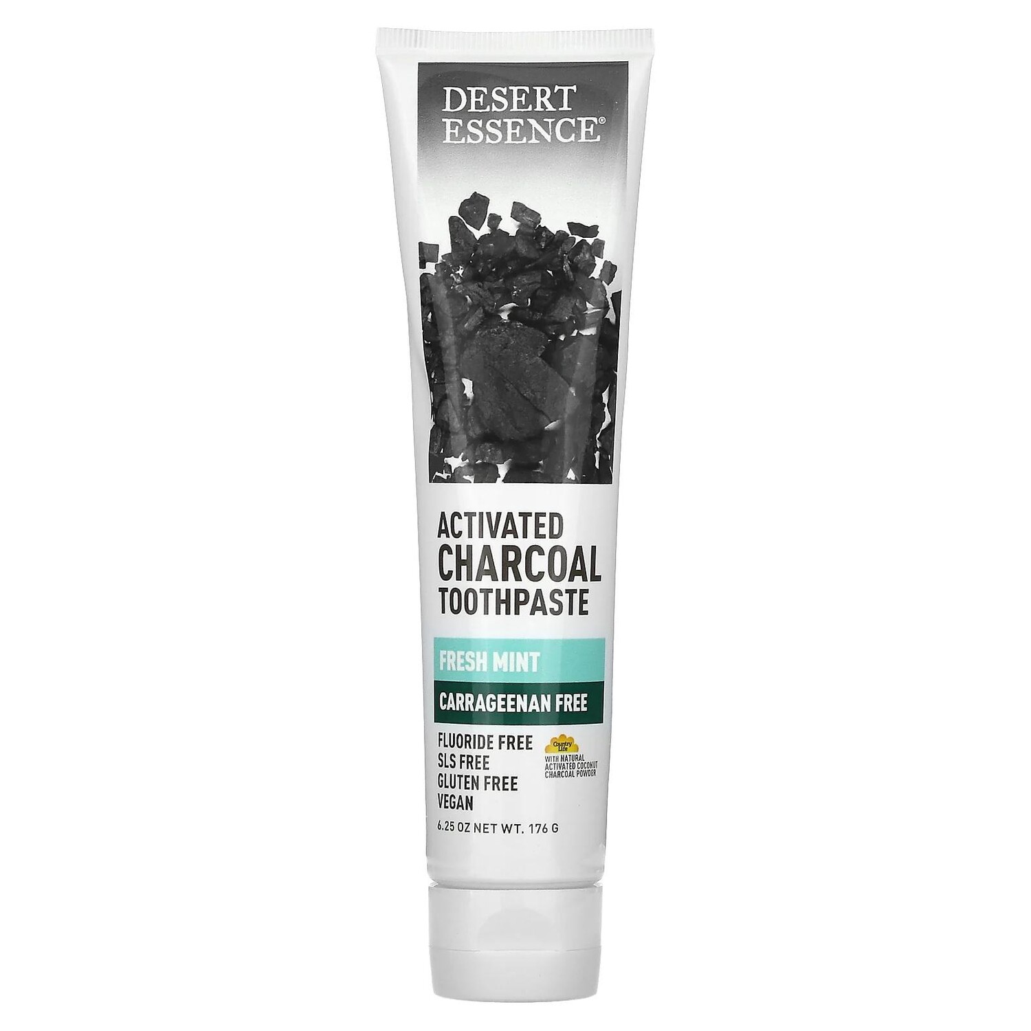 Desert Essence Activated Charcoal Toothpaste Fresh Mint 6.25 oz (176 g)
Desert Essence Activated Charcoal Toothpaste Fresh Mint 6.25 oz (176 g)