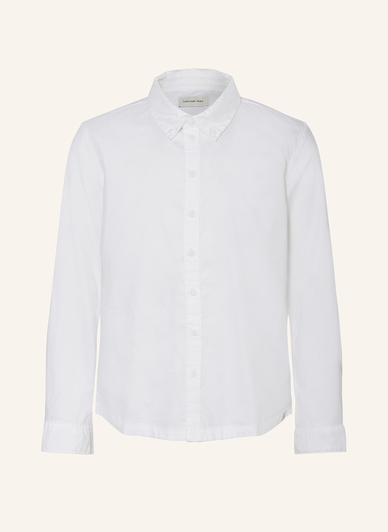 Рубашка Оксфорд Calvin Klein, белый 
Рубашка Оксфорд Calvin Klein, белый