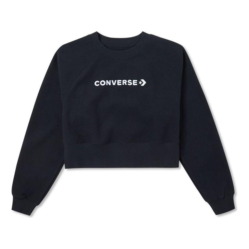 Рубашка (WMNS) Converse Wordmark Fleece Crew Top 'Black'
Рубашка (WMNS) Converse Wordmark Fleece Crew Top 'Black'