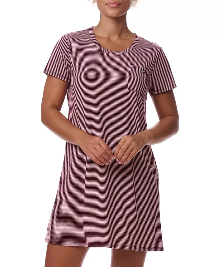 Женская ночная сорочка с коротким рукавом и круглым вырезом Tommy Hilfiger, мультиколор
Женская ночная сорочка с коротким рукавом и круглым вырезом Tommy Hilfiger, мультиколор