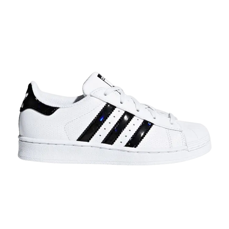 Кроссовки adidas Superstar C 'Holographic Black', белый
Кроссовки adidas Superstar C 'Holographic Black', белый