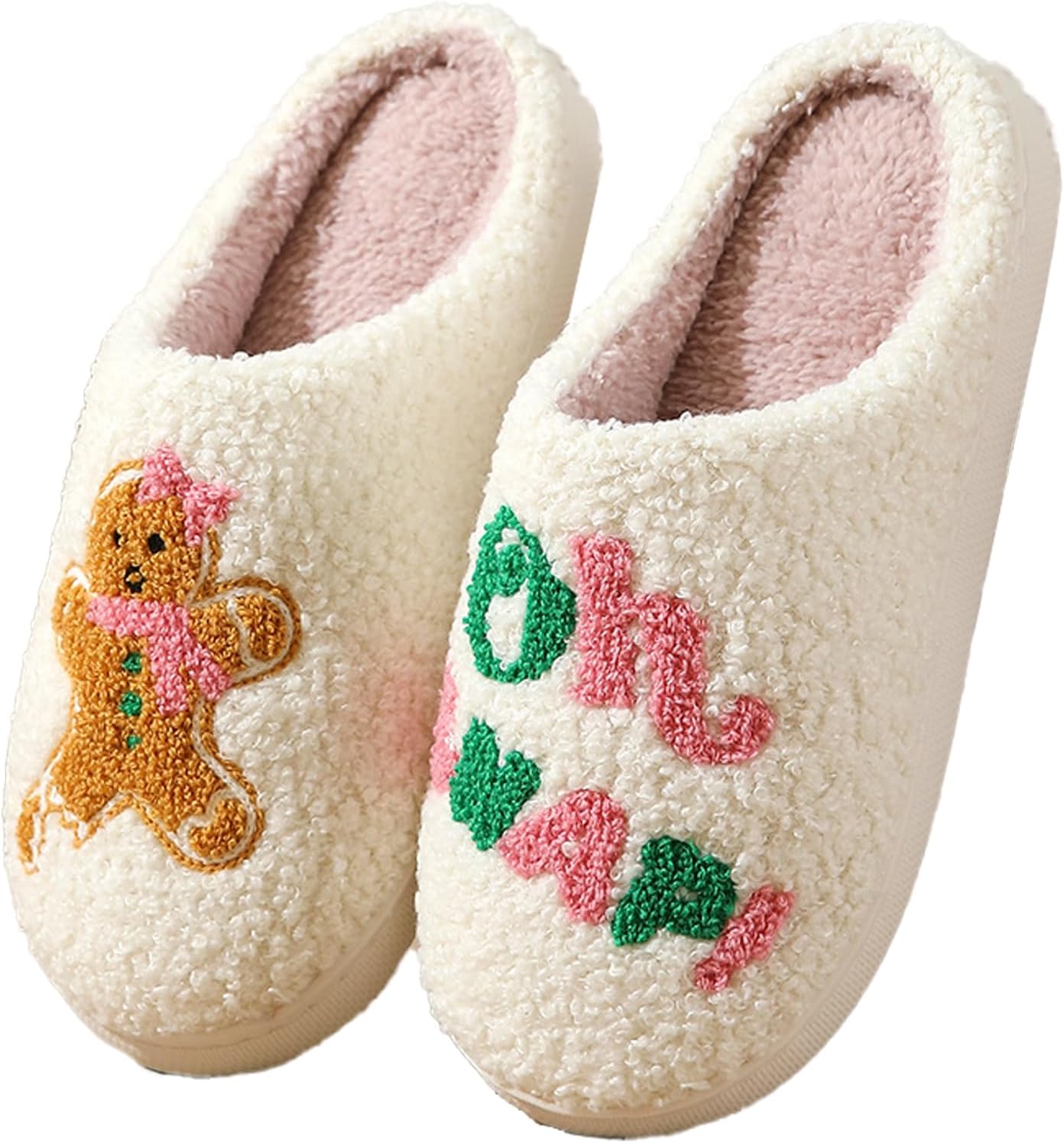 Рождественские хлопковые тапочки зимние плюшевые с мультяшным оленем, печеньем и Санта-Клаусом для дома, хлопковые домашние туфли Oukisam, 035 Gingerbread Man
Рождественские хлопковые тапочки зимние плюшевые с мультяшным оленем, печеньем и Санта-Клаусом для дома, хлопковые домашние туфли Oukisam, 035 Gingerbread Man