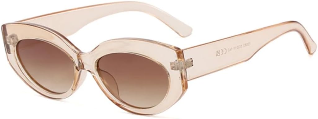 Модные солнцезащитные очки «кошачий глаз» конфетных цветов для мужчин и женщин, винтажные овальные очки для вождения и путешествий, защита от УФ-излучения UV400 VVTWSSW, Champagne Tea
Модные солнцезащитные очки «кошачий глаз» конфетных цветов для мужчин и женщин, винтажные овальные очки для вождения и путешествий, защита от УФ-излучения UV400 VVTWSSW, Champagne Tea