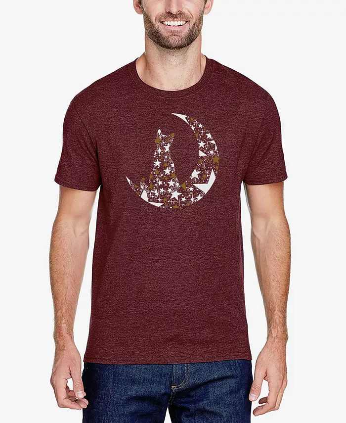 Мужская футболка премиум-класса с принтом "Cat Sitting On Moon" и художественным текстом LA Pop Art, красный
Мужская футболка премиум-класса с принтом "Cat Sitting On Moon" и художественным текстом LA Pop Art, красный