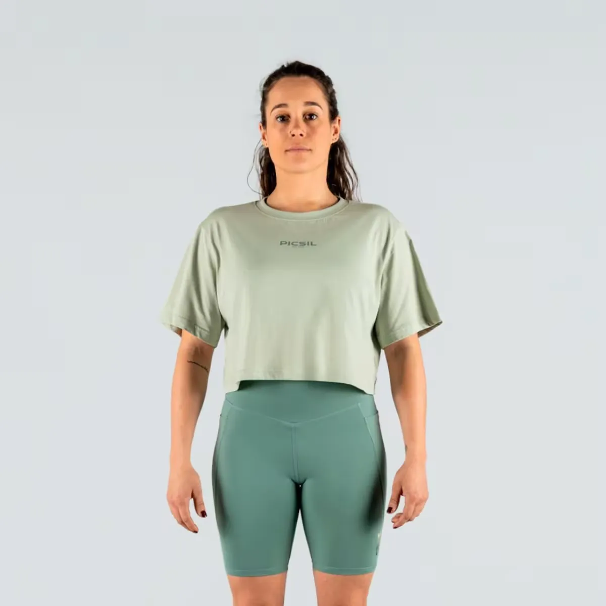 Женская футболка из коллекции Rise Picsil, светло-зеленый
Женская футболка из коллекции Rise Picsil, светло-зеленый