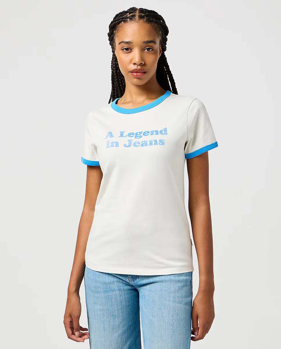 Женская облегающая футболка Ringer белого цвета Wrangler, белый
Женская облегающая футболка Ringer белого цвета Wrangler, белый