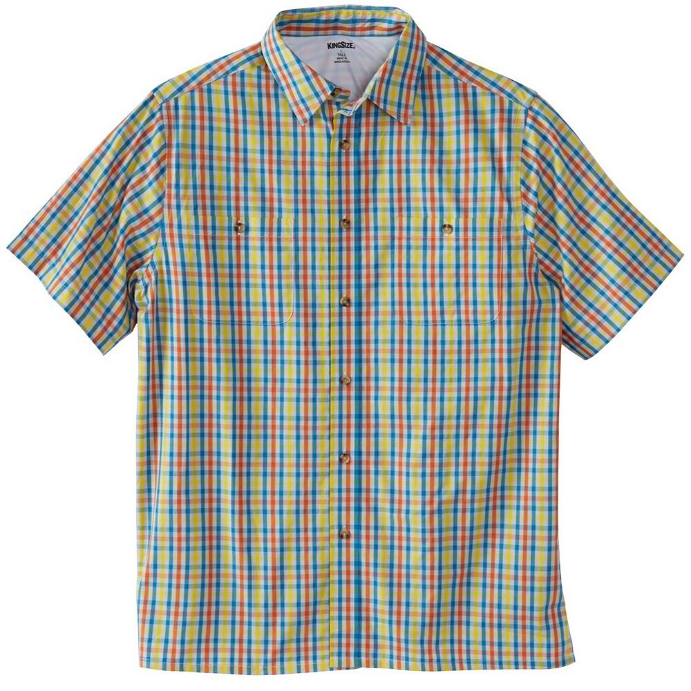 Мужская спортивная рубашка в клетку с короткими рукавами и принтом Kingsize Big & Tall KingSize, цвет Light Grey Check
Мужская спортивная рубашка в клетку с короткими рукавами и принтом Kingsize Big & Tall KingSize, цвет Light Grey Check