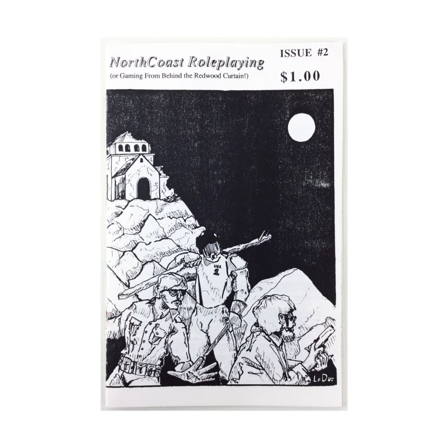 Журнал #2 "The Novice - AD&D, Armor in Traveller 2300, Luxorian Triplets for AD&D", Northcoast Roleplaying Magazine 
Журнал #2 "The Novice - AD&D, Armor in Traveller 2300, Luxorian Triplets for AD&D", Northcoast Roleplaying Magazine