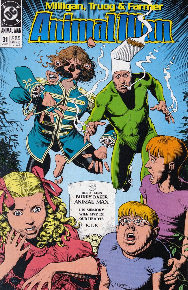 Animal Man Vol.1 No. 31 by Peter Milligan 1990 (DC)
Animal Man Vol.1 No. 31 by Peter Milligan 1990 (DC)