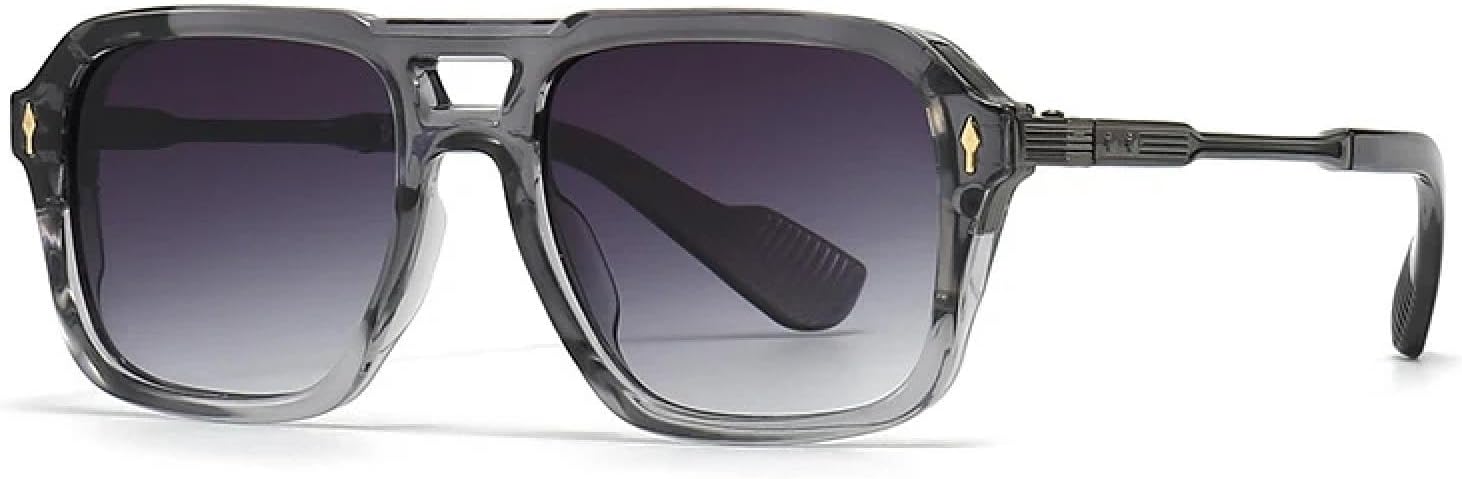 Ретро солнцезащитные очки с двойной перемычкой для женщин и градиентным переходом, модные солнцезащитные очки для мужчин с защитой от УФ-излучения UV400 HHZZYVY, Gray Gray Gradient
Ретро солнцезащитные очки с двойной перемычкой для женщин и градиентным переходом, модные солнцезащитные очки для мужчин с защитой от УФ-излучения UV400 HHZZYVY, Gray Gray Gradient