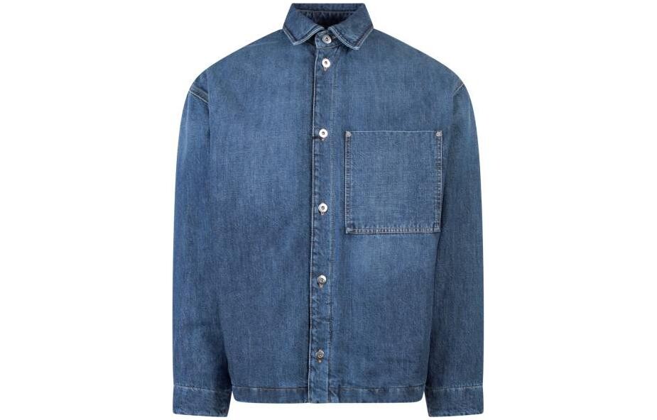 Джинсовая куртка мужская синяя Bottega Veneta, синий
Джинсовая куртка мужская синяя Bottega Veneta, синий