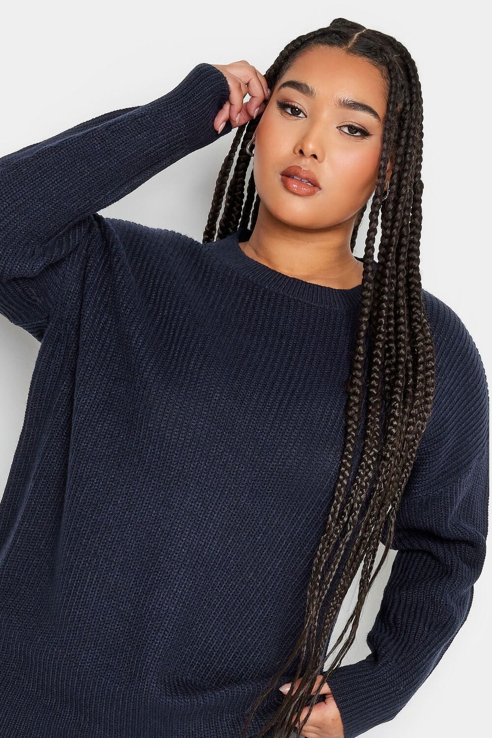 Джемпер с заниженной линией плеч Yours Curve, синий
Джемпер с заниженной линией плеч Yours Curve, синий