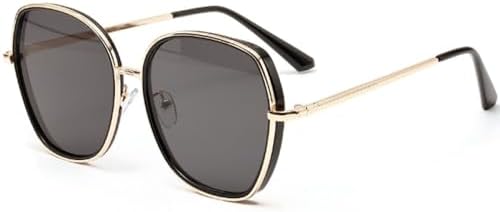 Мужские солнцезащитные очки в крупной квадратной оправе 2027 года, тренд для женщин, ретро-очки с металлическим корпусом, защита от ультрафиолета UV400 MTZJH, Black Grey
Мужские солнцезащитные очки в крупной квадратной оправе 2027 года, тренд для женщин, ретро-очки с металлическим корпусом, защита от ультрафиолета UV400 MTZJH, Black Grey