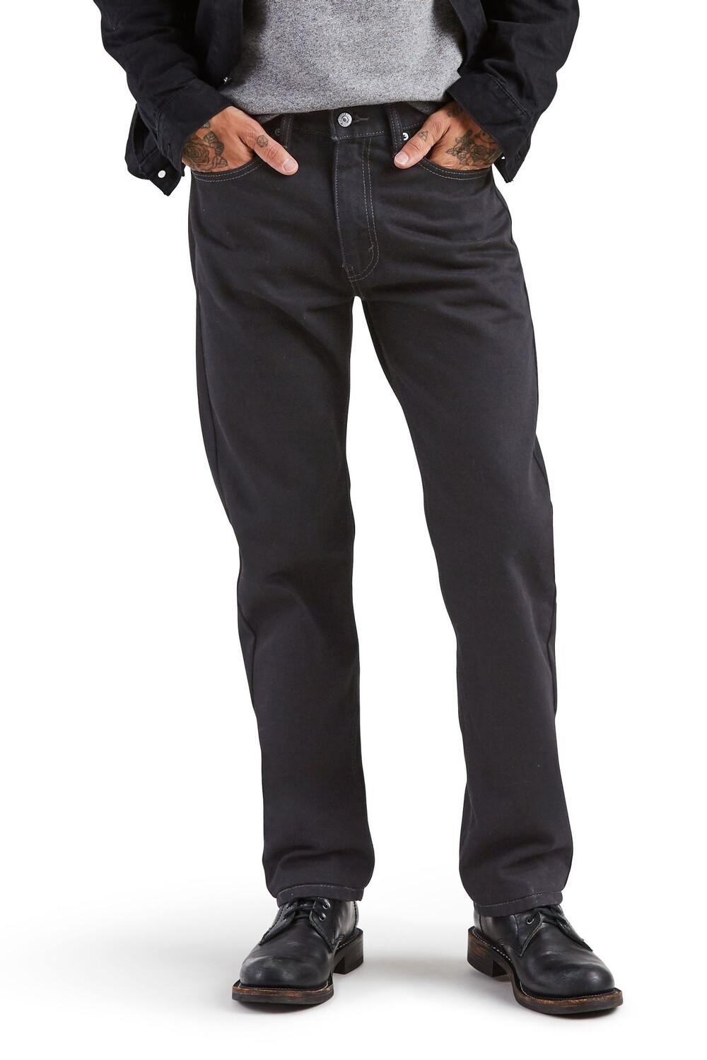 Джинсы 505 прямого кроя Levi's, черный
Джинсы 505 прямого кроя Levi's, черный