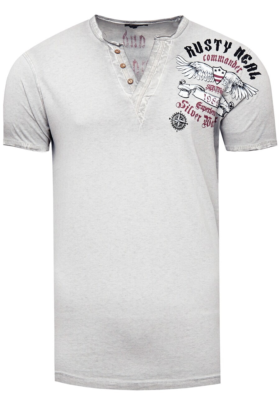 Классическая футболка Rusty Neal Shirt, светло-серый
Классическая футболка Rusty Neal Shirt, светло-серый