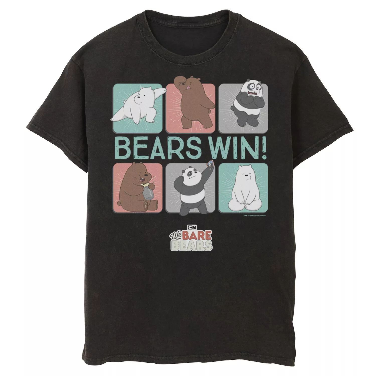 Мужская футболка Cartoon Network We Bare Bears с портретными вставками Licensed Character
Мужская футболка Cartoon Network We Bare Bears с портретными вставками Licensed Character