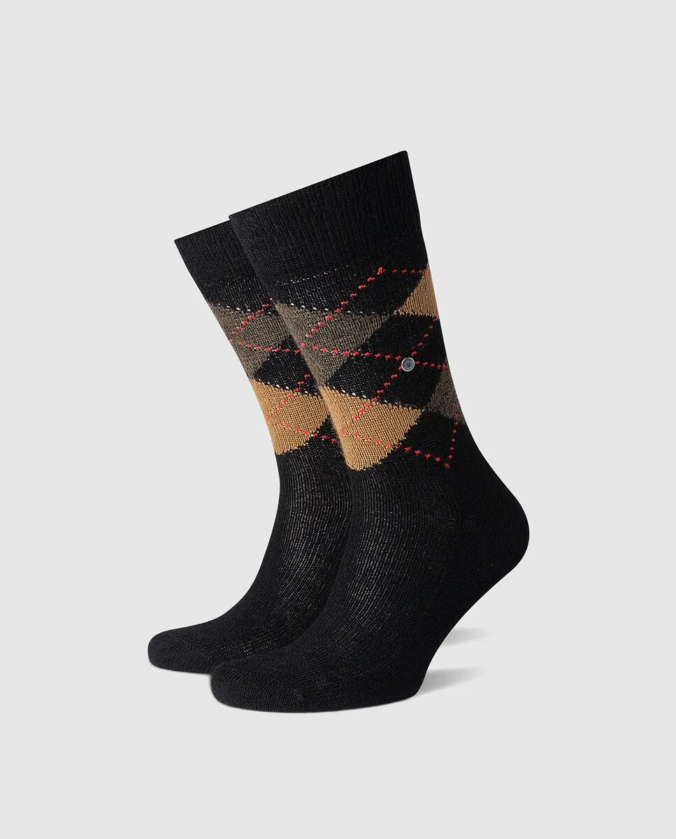 Мужские носки Burlington с черными бриллиантами
Мужские носки Burlington с черными бриллиантами